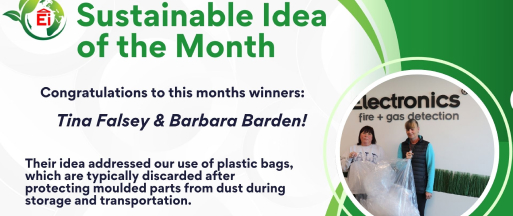 Sustainable Idea of the Month - Internal Initiative | EI Electronics