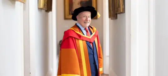 The University of Limerick honoured Michael Guinee, former CEO of Ei Electronics with an honorary Doctorate of Engineering.